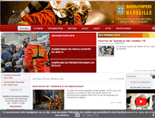 Tablet Screenshot of bataillondemarinspompiersdemarseille.com